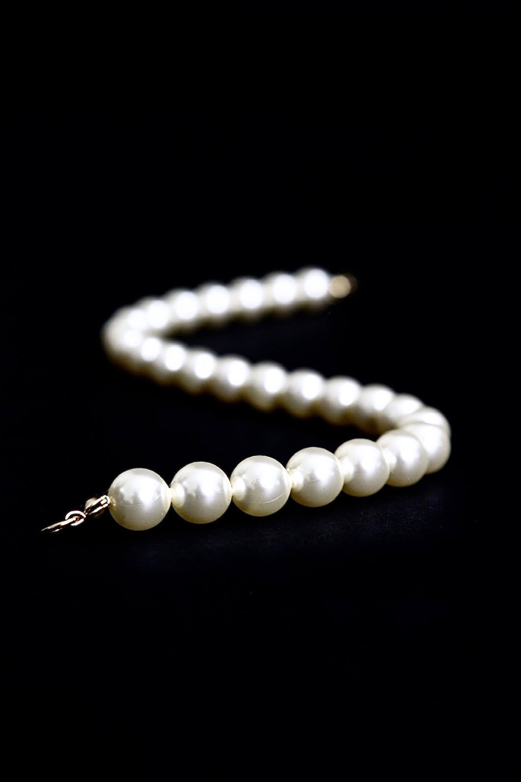 Cream Pearl x2 anklet