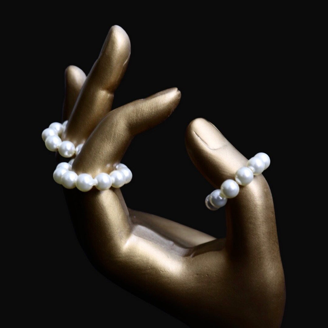 Cream Pearl ring